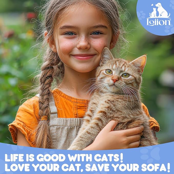 Loiion Cat Scratch Proof Furniture Protector Waterproof Sofa Cover 118"x71" | Pet-Friendly Couch Protector, Anti-Scratch & Anti-Slip Sofa Cover For Cats Dogs Kids, Machine Washable