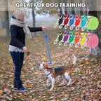24 Pack Nylon Dog Training Leash Bulk 5 ft Dog Leash for Small and Medium Puppy Traction Rope for Training, Play, Camping, or Backyard, 12 Assorted Colors(Bright Colors)