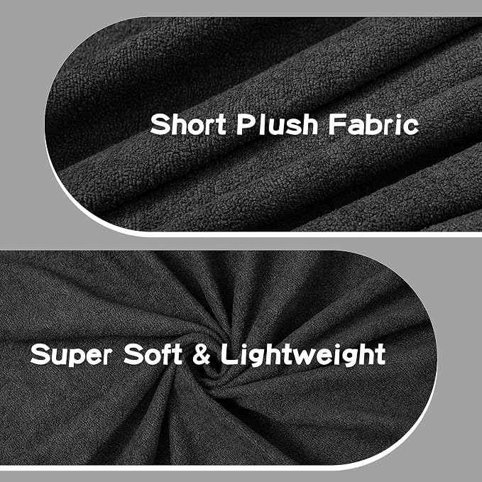 Chair Cover Cat Scratch Proof Recliner Chair Covers, Oversized Armchair Sofa Covers Washable Sofa Slipcover for Single Couch, Soft Small Couch Slipcover for Pets Dogs, 71" x 91", Black