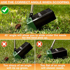 Neater Pet Brands Lift N’ Bag 2.0 Dog Pooper Scooper with Bag Attachment & 31" Pole for Small to Large Dogs, New Longer Pole, 195 Refill Bags, Heavy Duty Dog Poop Scooper for Yard, One-Hand Use