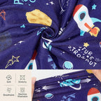 Bienbee Dog Pajamas, 4 Pack Adjustable Onesies for Small to Large Dogs M | Dog Shedding Suit with Soft Fabric, Breathable & Stretchy, and Adjustable Back Length for Sleeping Lounging and Daily Use