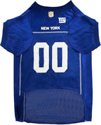 Pets First NFL New York Giants Dog Jersey, Size Large, Football Shirt Costume for Pet, Dog Sports T-Shirt, NFL Team Clothing for Cats, Licensed Pet Apparel Available in 7 Sizes and 32 Teams