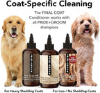 Pride and Groom The Final Coat Dog Conditioner – Formulated with All Natural Ingredients to Untangle and Nourish Any Coat for Improved Manageability and Long Lasting Shine – 16oz