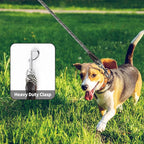 Mile High Life Dog Leash with Genuine Leather Handle, 4/5/6 FT | Comfortable Leather Grip Rope Leash, Heavy Duty 360° Swivel Metal Clasp, for Small Medium & Large Dogs (Khaki White, 60 Inch)