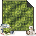 Washable Pee Pads for Dogs, Reusable Puppy Potty Training Pads, Ultra-Absorbent Thick Waterproof Leak-Proof Non-Slip Pads & Mat for Crate, Playpen, Floor, Whelping & Housebreaking , 1 Pack 72"x72"