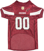 Pets First NFL Arizona Cardinals Dog Jersey, Size Large, Football Shirt Costume for Pet, Dog Sports T-Shirt, NFL Team Clothing for Cats, Licensed Pet Apparel Available in 7 Sizes and 32 Teams