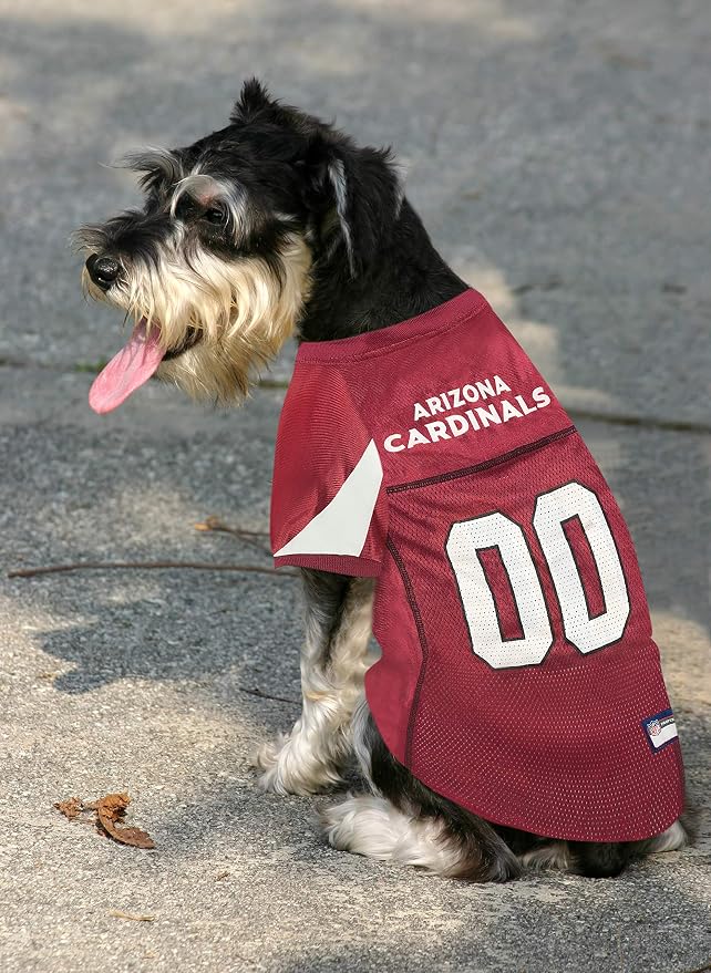 Pets First NFL Arizona Cardinals Dog Jersey, Size X-Large, Football Shirt Costume for Pet, Dog Sports T-Shirt, NFL Team Clothing for Cats, Licensed Pet Apparel Available in 7 Sizes and 32 Teams