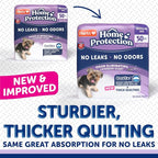 Hartz Home Protection Lavender Scented Odor Eliminating Dog Pads, 50 Count