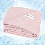 PetAmi Premium Cooling Dog Blanket | Lightweight Fluffy Pet Throw Blanket Bed Cover for Dogs, Cat, Puppies | Pet Blanket Furniture Protector Couch Sofa | Reversible Fuzzy Cozy | 60x80, Pink