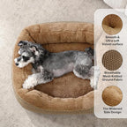 INVENHO Small Dog Bed for Small Dogs, Orthopedic Warming Soft Calming Sleeping Durable with Anti-Slip Bottom