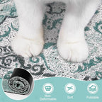 Unicorn Catcher 40"x30" Cat Litter Mat Non-Slip Washable Litter Box Mat | High-Density PVC Litter Catcher Mat Efficiently Traps Scattered Litter From Paws To Keep Floors Clean