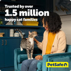 PetSafe ScoopFree Crystal Smart Self-Cleaning Litter Box, Front-Entry | 2.4 GHz WiFi & App Enabled, Hands-Free Automatic Cleaning, Superior Odor Control, Includes 1 Disposable Crystal Litter Tray