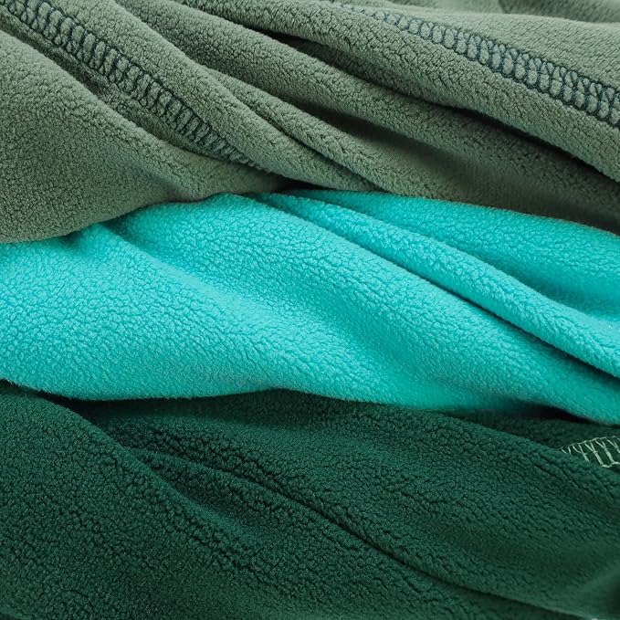 Fitwarm 3 Pack Fleece Dog Sweater, Turtleneck Dog Sweatshirt, Dog Winter Clothes for Small Dogs Boy Girl, Pet Pullover Jumper, Cat Apparel, Dark Green, Teal Green, Olive Green, XXL