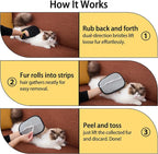 Pet Hair Remover Glove for Dogs & Cats – Grooming Glove, Reusable Fur Removal Tool for Furniture, Couch, Carpet & Car – Easy Pet Hair Cleaning Mitt, (1Pcs Black)