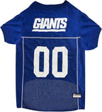 Pets First NFL New York Giants Dog Jersey, Size Large, Football Shirt Costume for Pet, Dog Sports T-Shirt, NFL Team Clothing for Cats, Licensed Pet Apparel Available in 7 Sizes and 32 Teams