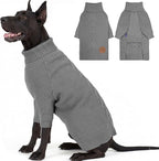 cyeollo Dog Sweater Long Sleeve Knitted Turtleneck Pullover Warm Clothes | Ultra Soft Warm Knit, Full Coverage, 4-Way Stretch for Easy Movement, Easy On & Off, Winter Daily Wear for Small Dogs