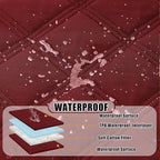 Smiry Waterproof Dog Bed Cover, Reversible Pet Blanket for Sofa Couch | Soft Washable Dog Blanket, Leakproof Couch Cover for Dogs Cats & Furniture Protection, 40x70, Wine Red/Wine Red