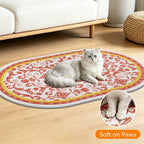 Cat Litter Mat, 33"x22" High Density PVC Litter Rug Trapping Mat, Non-Slip, Waterproof & Urine-Proof Kitty Litters Catcher Mats, Keep Floor Clean, Soft on Kitten Paws, Cat Essentials Brown
