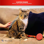 Warren London Cat DeMatter Pro Max 9-Inch Copper Grooming Comb