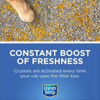 Fresh Step Cat Litter Crystals Deodorizer, Summer Breeze Scent, 70 Oz | Non-toxic crystals, summer breeze scent, odor neutralizing, any litter box
