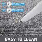 Drymate Cat Litter Box Mat, Litter Trapping Mat, Grey, 20x28 | Waterproof, Urine-Proof, Absorbent, Machine Washable, Soft on Paws, Contains Mess, Protects Floors, Kitten Supplies, USA Made
