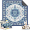 Washable Pee Pads for Dogs, Reusable Puppy Potty Training Pads, Ultra-Absorbent Thick Waterproof Leak-Proof Non-Slip Pads & Mat for Crate, Playpen, Floor, Whelping & Housebreaking , 1 Pack 72"x72"