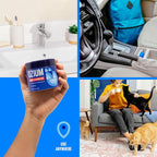 Ozium 4.5 Oz. Odor Eliminating Gel, Air Freshener Alternative | For Smoke, Pets, and Musty Odors, Long Lasting Odor Remover for Cars, Homes, Original Scent, 4 Pack