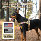 Forestpaw No Pull Dog Harness with Large Handle,Comfortable,XL,Camo Brown | Adjustable Fits Chest 32-39",80-110 lbs,Slip On,Quick Release Buckle,Easy Control,Soft Padded,for Large Dogs Walking Training