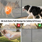 250" Extra Wide Retractable Baby Gates Outdoor Retractable Fence for Garage | 21ft Large Baby Gate Retractable Pet Gates for Wide Openings, 48" Tall Pet Gate Outdoor Retractable Gate Mesh Driveway Fence