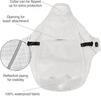 Kurgo Halifax Rain Shell, Slicker Yellow, Large | Waterproof Rain Jacket for Dogs, Ideal for Rain or Sleet, Reflective Accents, Leash Opening, Quick Release Buckles
