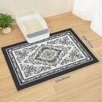 Unicorn Catcher 33"x22" Cat Litter Mat Non-Slip Washable Litter Box Mat | High-Density PVC Litter Catcher Mat Efficiently Traps Scattered Litter From Paws To Keep Floors Clean