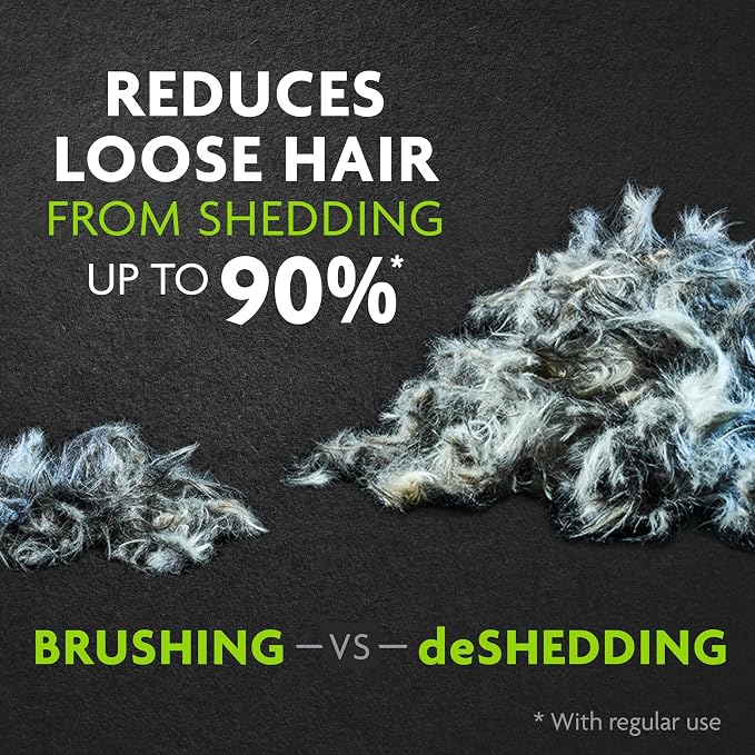 FURminator Large Dog Undercoat deShedding Tool for Short Hair | Reduces Loose Hair From Shedding, Easy Clean-Up, For Dogs Over 50 lbs, Use Weekly, Ergonomic Handle For Comfort