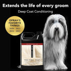 Pride and Groom The Final Coat | Grooming Conditioner that Extends The Life of a Groom | Tearless All Natural Ingredients that Untangle, Nourish, and Add Shine for All Dogs – 128oz