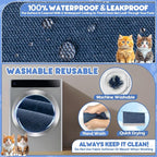 Loiion Cat Scratch Proof Furniture Protector Waterproof Sofa Cover 150"x91" | Pet-Friendly Couch Protector, Anti-Scratch & Anti-Slip Sofa Cover For Cats Dogs Kids, Machine Washable