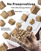Freeze Dried Beef Liver Treats for Dogs & Cats, (1.1lb) Value Tub | Single Ingredient, High-Protein, Grain-Free Natural Treat, Perfect for Training Rewards or Meal Topper