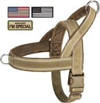 Forestpaw No Pull Dog Harness with Large Handle,Comfortable,XL,Brown | Adjustable Fits Chest 32-39",80-110 lbs,Slip On,Quick Release Buckle,Easy Control,Soft Padded,for Large Dogs Walking Training