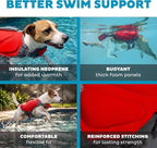 Outward Hound Dawson Swim Red Dog Life Jacket, Small