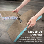 Catstages Easy Life Hammock Cat Lounger & Scratcher – Elevated Spot with Catnip, Comfortable & Multifunctional Design, Supports Cats Up to 20lbs