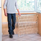 Evenflo Expansion Walk-Thru Room Divider Baby Gate (Natural Wood)