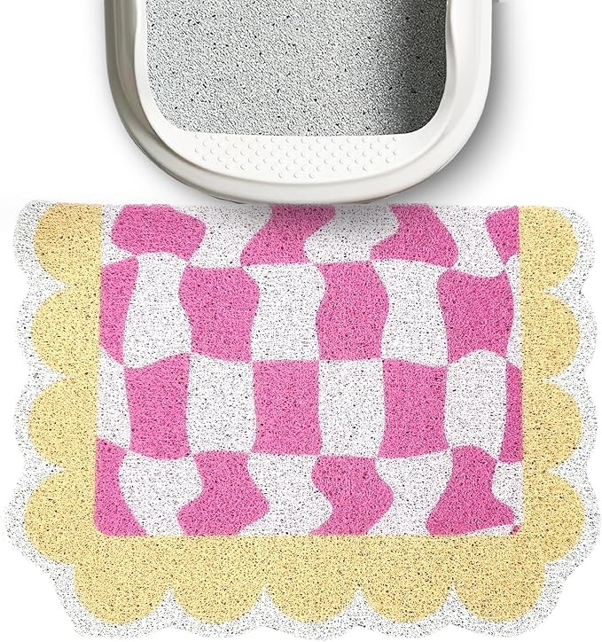 Lukamoo® Cute Litter Mat (Pink, Medium (24'' x 16''))