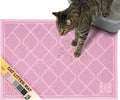 Neater Pets Neater Mat Cat Litter Mat, Thick & Durable Cat Mat for Litter Box, Trapper Pad Catches Mess to Protect Indoor Floors, Soft on Kitty Paws, Anti-Skid Grip Backing, Easy to Clean, Pink