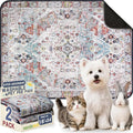 Washable Pee Pads for Dogs, Reusable Puppy Potty Training Pads, Ultra-Absorbent Thick Waterproof Leak-Proof Non-Slip Pads & Mat for Crate, Playpen, Floor, Whelping & Housebreaking , 2 Pack 18"x24"
