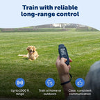PetSafe Core Dog Trainer with Remote and Add-A-Dog Collar Waterproof Training Collar 1000-Foot Range Tone, Vibration and 15 Levels of Static Built-in LED Light