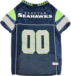 Pets First NFL Seattle Seahawks Dog Jersey, Size Large, Football Shirt Costume for Pet, Dog Sports T-Shirt, NFL Team Clothing for Cats, Licensed Pet Apparel Available in 7 Sizes and 32 Teams