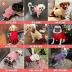 KYEESE Dog Sweater Dress Turtleneck Thick Knit Pullover for Cold Weather | Stretchy Fit, Lightweight & Warm, Cozy Knit Comfort, Cute Bow Accent, Gentle on Sensitive Skin, Comfortable Daily Wear