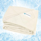 PetAmi Premium Cooling Dog Blanket | Lightweight Fluffy Pet Throw Blanket Bed Cover for Dogs, Cat, Puppies | Pet Blanket Furniture Protector Couch Sofa | Reversible Fuzzy Cozy | 90x90, Beige Latte