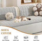 Plush Couch Cover for Dogs – Non Slip Pet Sofa Protector, Ultra Soft Washable Couch Cover for Pets, Anti-Slip Backing Furniture Protector for Cats & Dogs, Fits Standard & L-Shape Sofas (Only 1PC)