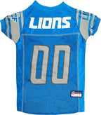 Pets First NFL Detroit Lions Dog Jersey, Size Medium, Football Shirt Costume for Pet, Dog Sports T-Shirt, NFL Team Clothing for Cats, Licensed Pet Apparel Available in 7 Sizes and 32 Teams