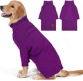 cyeollo Dog Sweater Long Sleeve Knitted Turtleneck Pullover Warm Clothes | Ultra Soft Warm Knit, Full Coverage, 4-Way Stretch for Easy Movement, Easy On & Off, Winter Daily Wear for Small Dogs