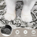 Unicorn Catcher 40"x30" Cat Litter Mat Non-Slip Washable Litter Box Mat | High-Density PVC Litter Catcher Mat Efficiently Traps Scattered Litter From Paws To Keep Floors Clean